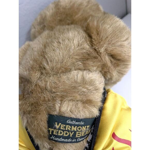 Vermont Teddy Bear Special Edition Hot Stuff Fireman Bear 16"  Jointed Moveable - Picture 7 of 7
